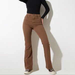 Motel Rocks Bootleg Jeans Rich Brown